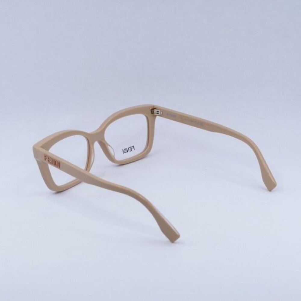 Fendi FE50057I 057 Eyeglasses Beige 52mm Cat Eye Frame - Picture 4 of 10